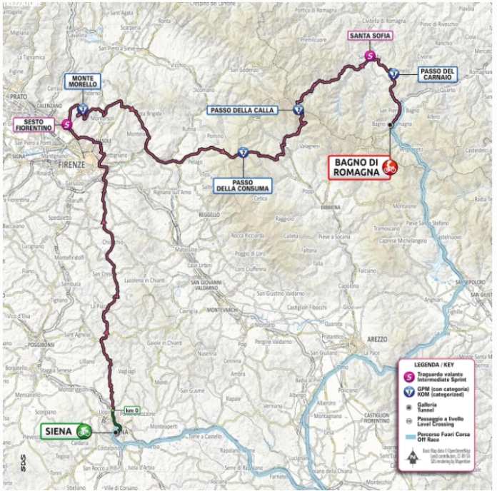 Tappa Del Giro D Italia Mappe E Percorso Periodicodaily Sport