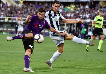 Fiorentina-Udinese: 1-0 per i padroni di casa. Viola a punteggio pieno