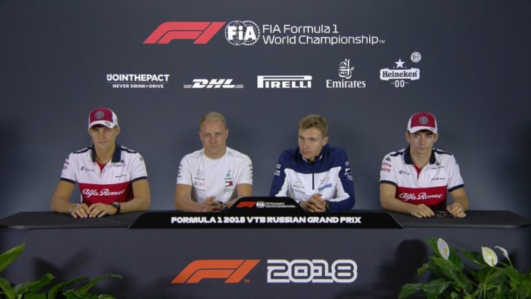 Conferenza stampa piloti: al via il Gp di Sochi