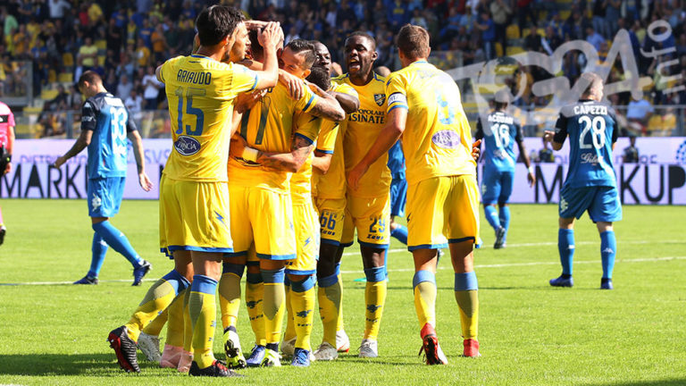 Serie A, Frosinone 3-3 Empoli: pari spettacolare allo stadio Benito Stirpe