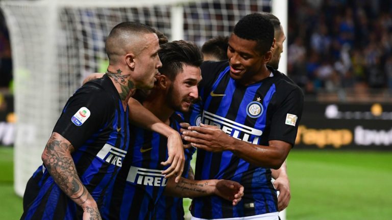 Inter – Cagliari 2-0, i primi gol di Martinez e Politano per il quarto posto