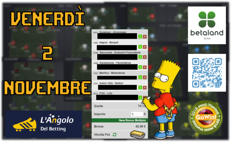 L’Angolo del Betting-Poche ma buone!