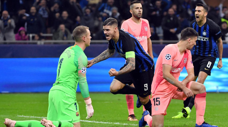 Champions League, Inter – Barcellona 1-1: Icardi risponde a Malcom e mette un sigillo alla qualificazione