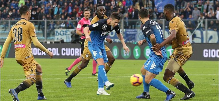 Serie A, Empoli-Udinese 2-1: ai toscani lo scontro salvezza