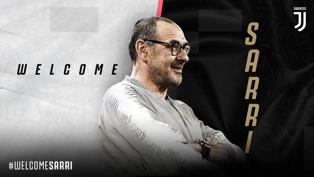 Maurizio Sarri è il nuovo allenatore della Juventus