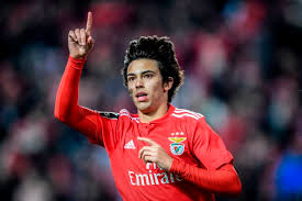 Joao Felix con la maglia del Benfica