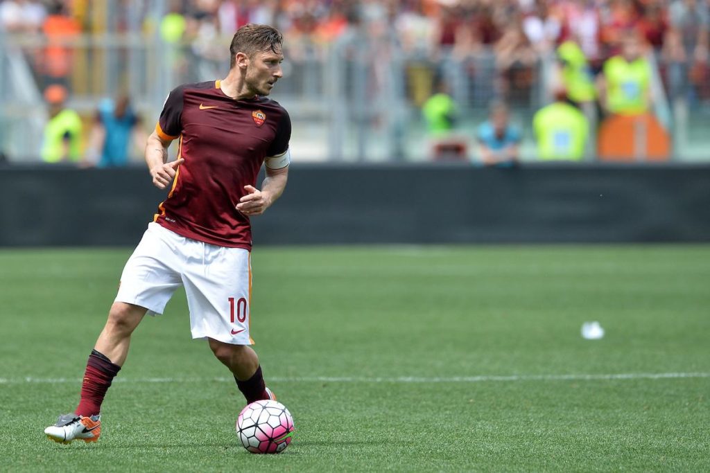 Francesco Totti - In riscaldamento per una partita