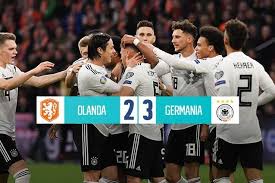 All'andata, giocata ad Amsterdam, la Germania ha battuto l'Olanda per 2-3