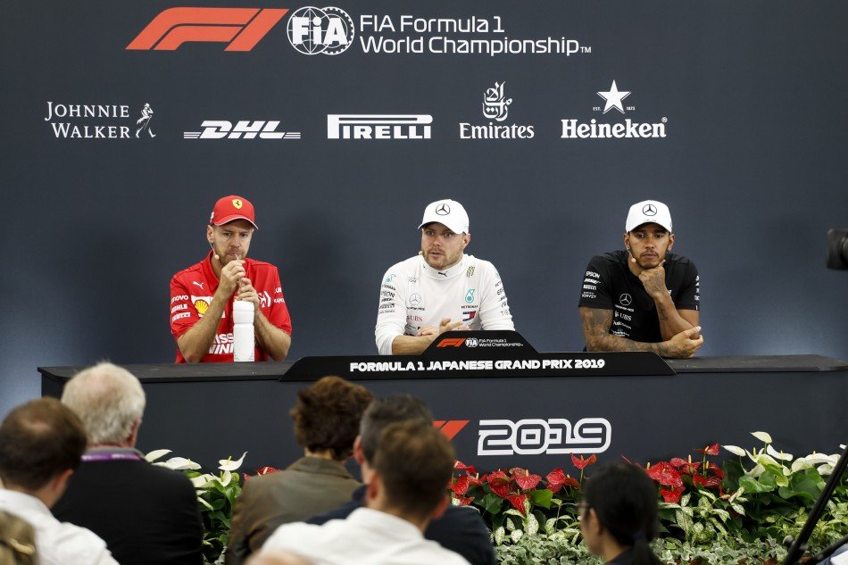 Bottas: “Grande team!”. Vettel “In partenza errore mio”