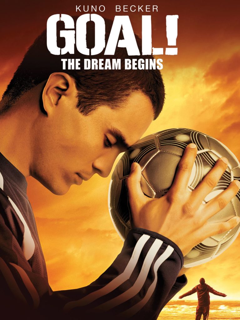 Il poster del primo film della trilogia di "Goal".