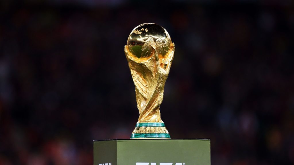 La coppa della FIFA World Cup.