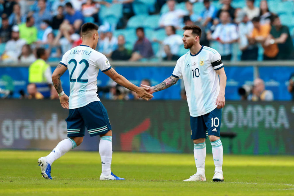 Argentina, Lautaro Martinez e Lionel Messi