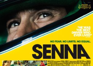 La locandina del film documentario "Senna".