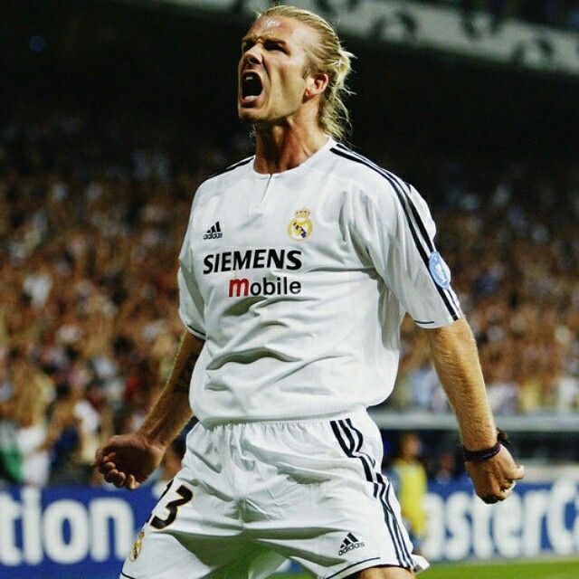 David Beckham al Real Madrid.