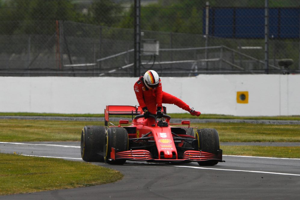Silverstone 2020, rottura del motore per Vettel
