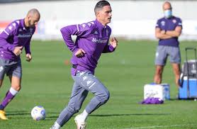 Callejon si allena con la Fiorentina