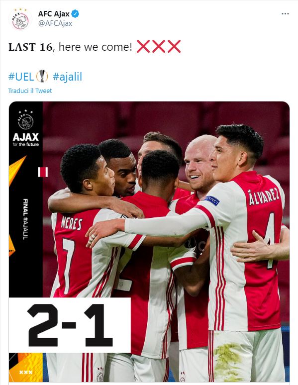 Ajax-Lille 2-1