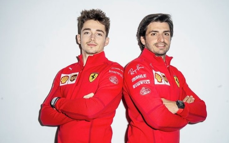 Leclerc e Sainz F1