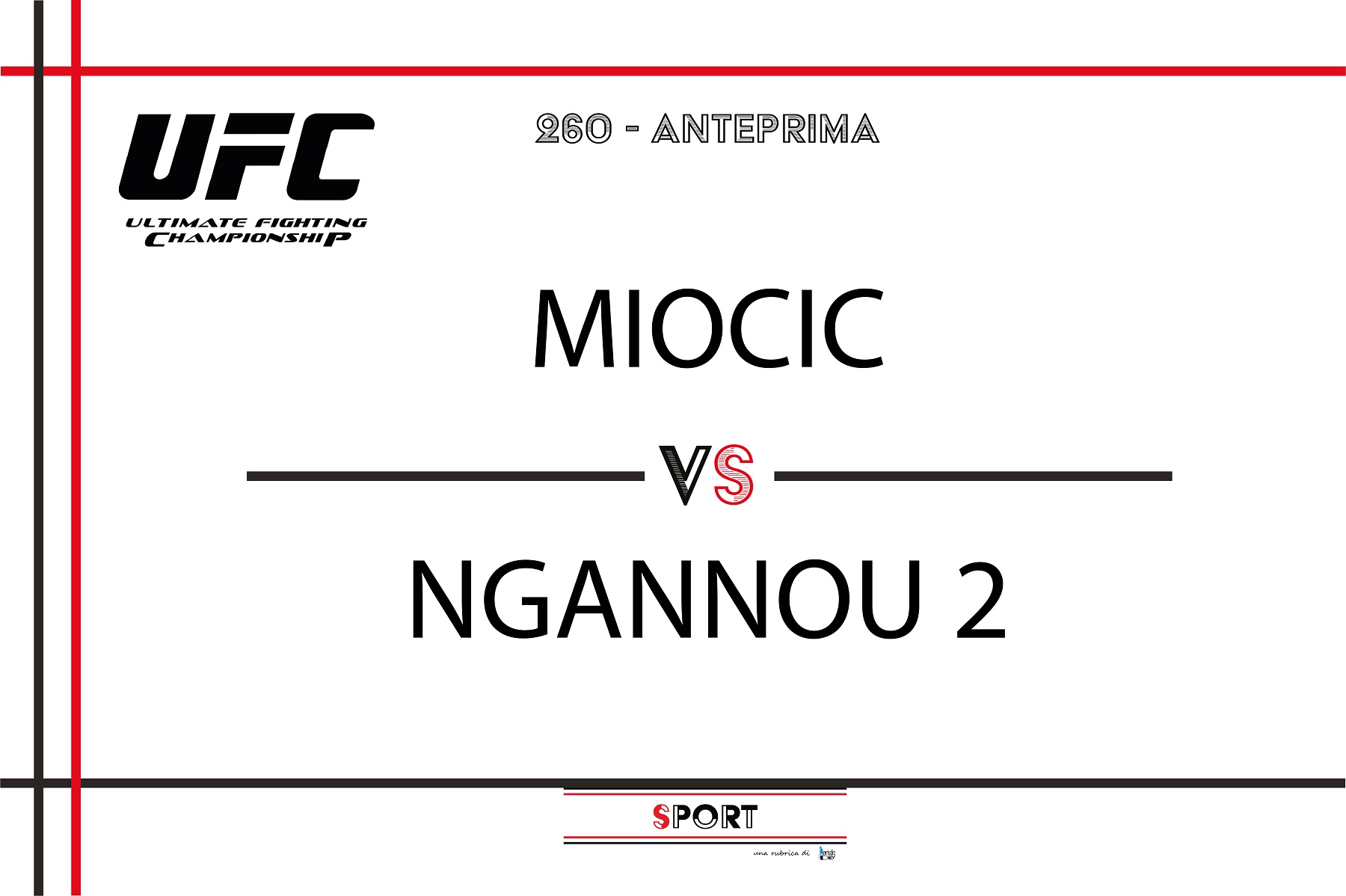 UFC 260 - Anteprima - Miocic Vs Ngannou 2 - PeriodicoDaily ...