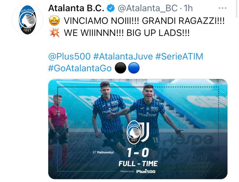Atalanta-Juventus 1-0