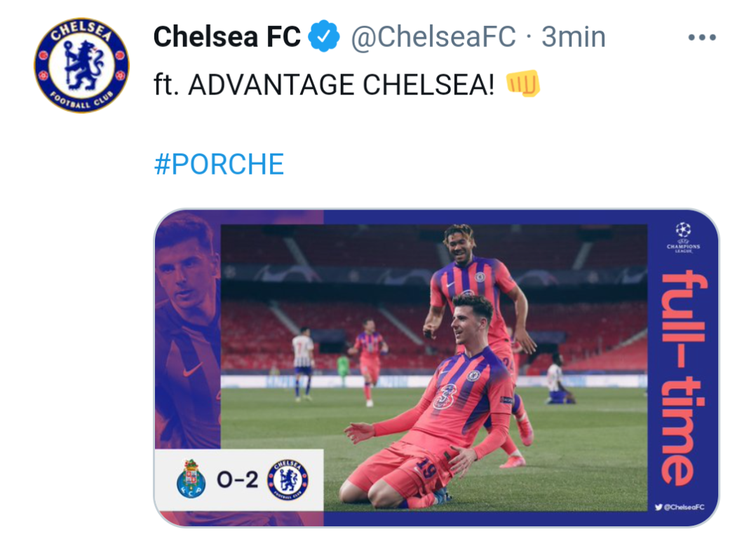 Porto-Chelsea 0-2