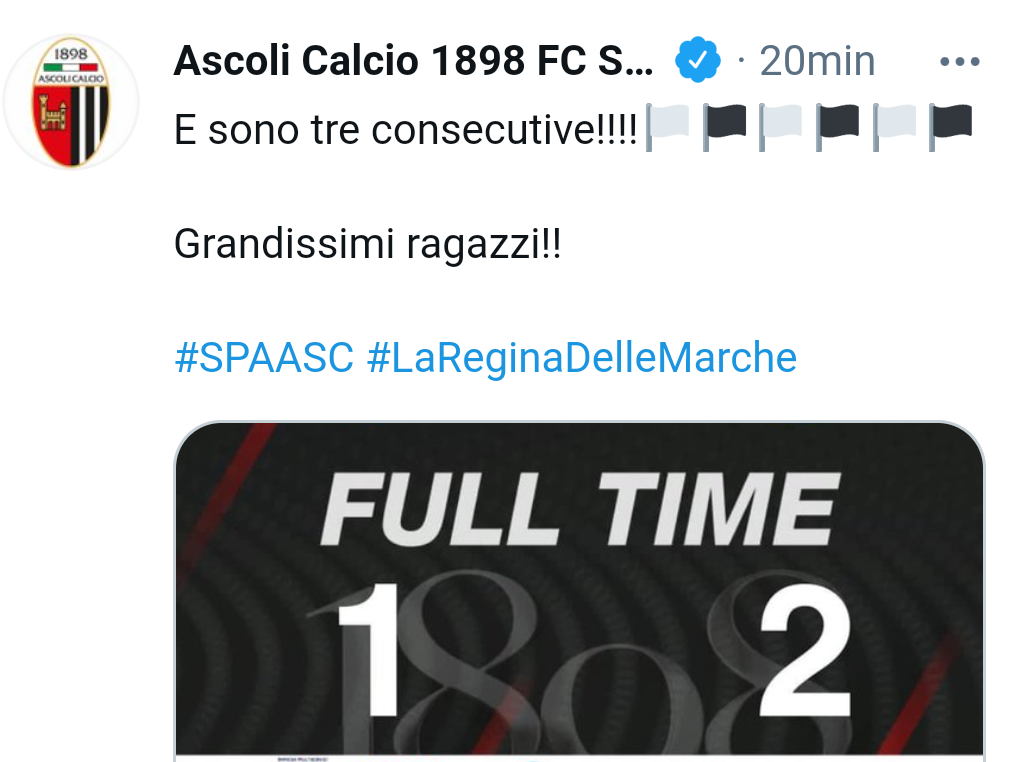 SPAL-Ascoli 1-2