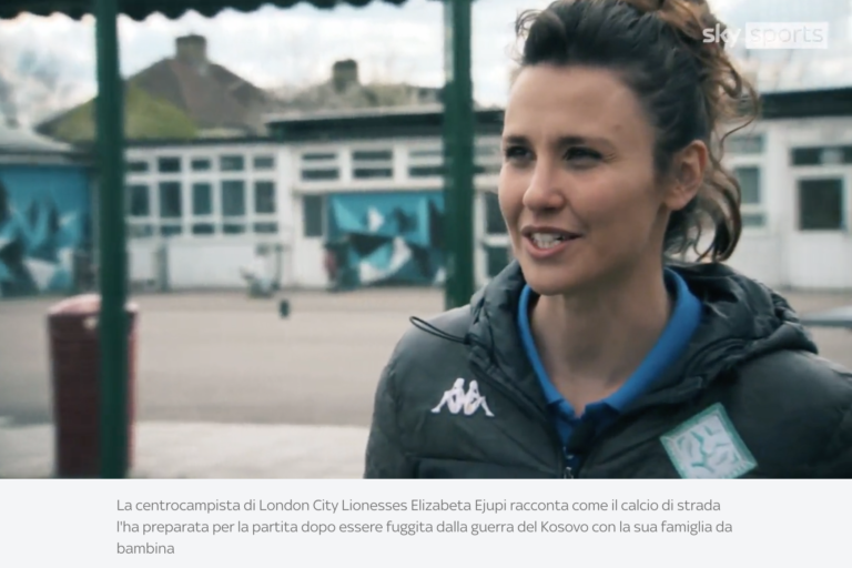 Elizabeta Ejupi fugge dal Kosovo e inizia a Londra la sua carriera nel calcio