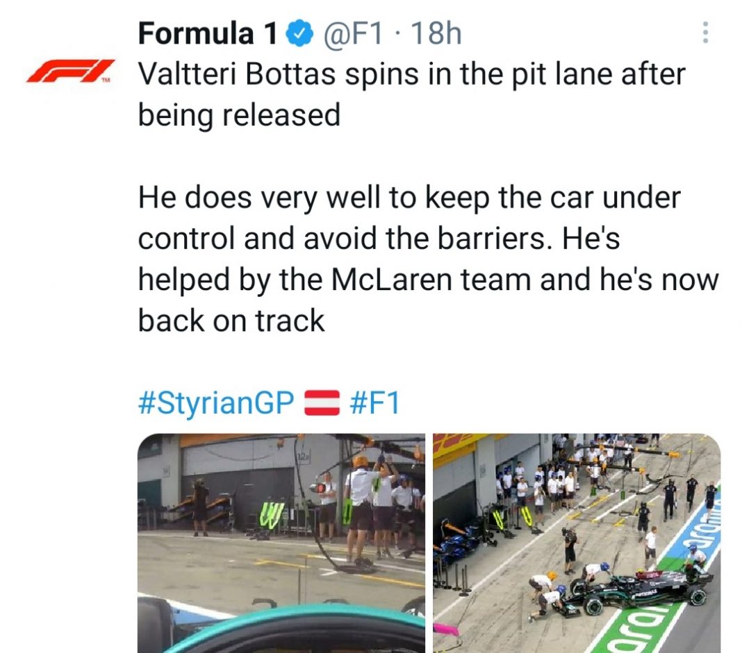 FIA pit stop