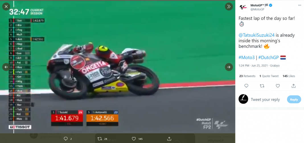 gp olanda fp2 moto3