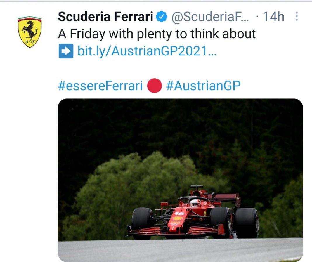 Ferrari ala posteriore