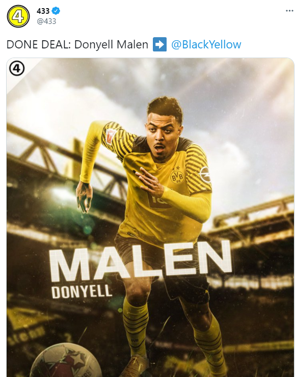 Donyell Malen: chi è il nuovo attaccante del Borussia Dortmund