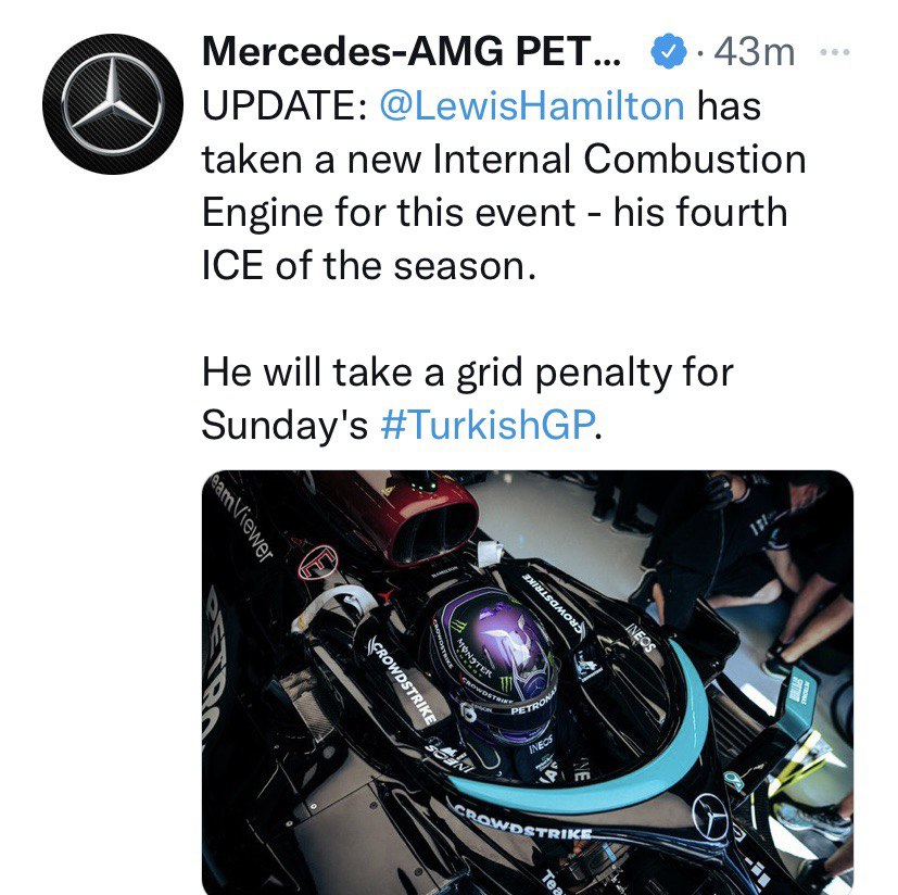 Mercedes motore Hamilton