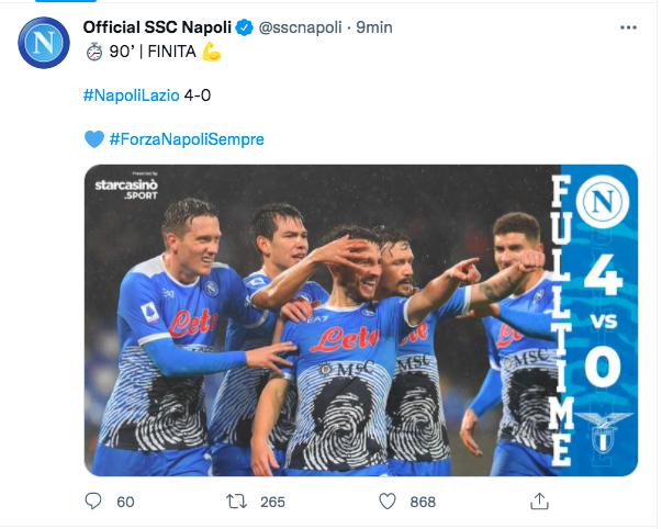 Napoli superlativo annienta la Lazio