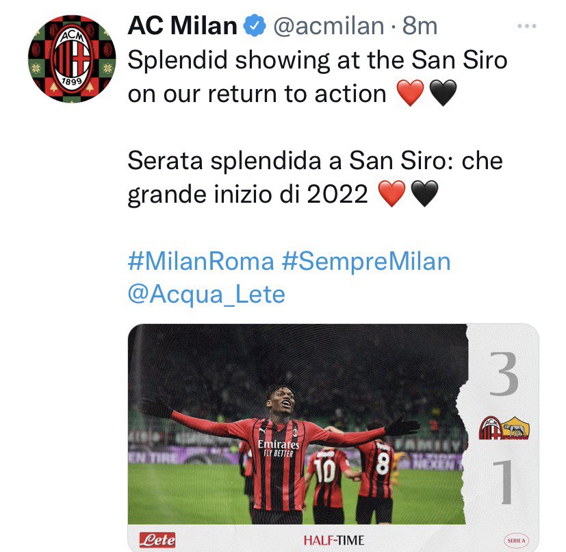 Milan-Roma 3-1