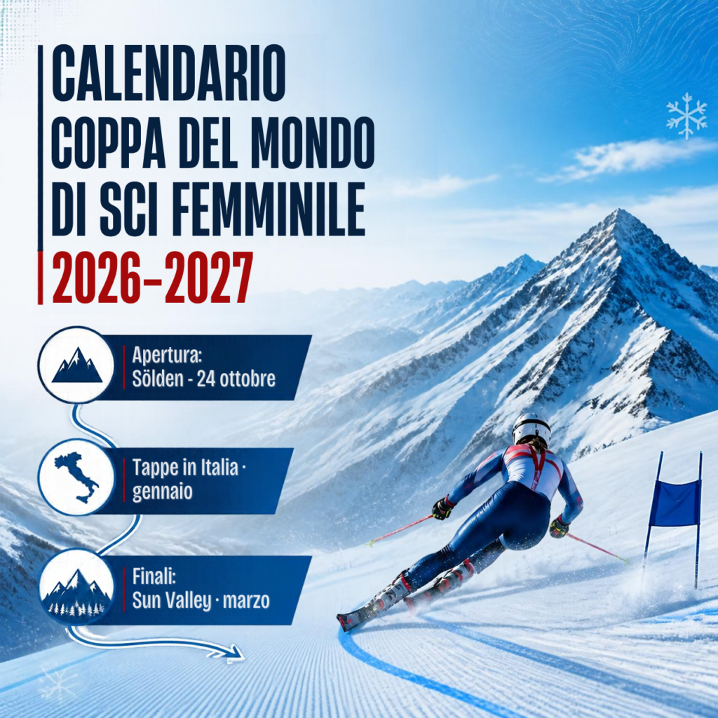 coppa del mondo di sci femminile 2026 2027 calendario date e tappe italiane da Sport.periodicodaily.com coppa del mondo di sci femminile 2026 2027 calendario date e tappe italiane